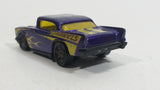 2013 Hot Wheels Showroom Garage '57 Chevy Purple Die Cast Toy Classic Car Vehicle