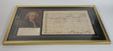 Rare Antique Johann Sebastian Bach Framed Hand Written Music Sheet and Photo - "In Allen Meinen Taten"