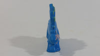 1992 Fruity Pebbles Cereal Hanna Barbera The Flintstones Blue Stegosaurus Dinosaur PVC Toy Figure