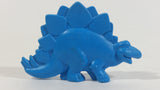 1992 Fruity Pebbles Cereal Hanna Barbera The Flintstones Blue Stegosaurus Dinosaur PVC Toy Figure