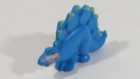 1992 Fruity Pebbles Cereal Hanna Barbera The Flintstones Blue Stegosaurus Dinosaur PVC Toy Figure