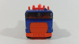 1997 Hot Wheels Rig Wrecker 24 HR Towing Emergency Tow Truck Dark Blue Die Cast Toy Car Vehicle