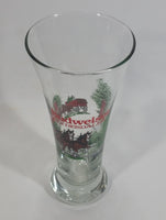 1991 Anheuser-Busch Budweiser Beer Clydesdale Horses 7 1/2" Tall Glass Cup Collectible