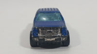 2013 Hot Wheels City Graffiti Rides 2009 Ford F-150 Truck Metallic Blue Die Cast Toy Car Vehicle