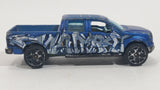 2013 Hot Wheels City Graffiti Rides 2009 Ford F-150 Truck Metallic Blue Die Cast Toy Car Vehicle