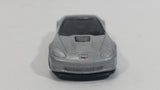 2008 Hot Wheels '09 Corvette ZR1 Metallic Grey Silver Die Cast Toy Car Vehicle