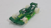 2018 Hot Wheels Glow Wheels Winning Formula Metallig Green Die Cast Toy Race Car Vehicle - Treasure Valley Antiques & Collectibles