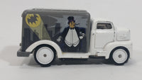 2015 Hot Wheels Pop Culture Batman Classic TV Series '49 Ford C.O.E. White Delivery Truck Die Cast Toy Car Vehicle