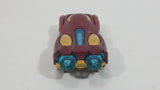 2014 Hot Wheels Marvel Iron Man Movie Film Comic Character Dark Red & Gold Die Cast Toy Car Vehicle