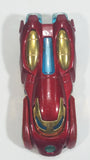 2014 Hot Wheels Marvel Iron Man Movie Film Comic Character Dark Red & Gold Die Cast Toy Car Vehicle