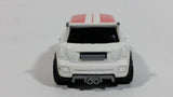 2011 Hot Wheels Mini Cooper S Challenge White Die Cast Toy Car Vehicle