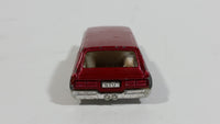 2010 Hot Wheels City Works Custom '66 GTO Wagon Fire Department Dark Red and White Die Cast Toy Car Vehicle