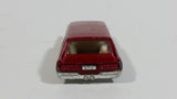 2010 Hot Wheels City Works Custom '66 GTO Wagon Fire Department Dark Red and White Die Cast Toy Car Vehicle