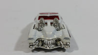 2002 Hot Wheels Grave Rave Evil Twin White Die Cast Toy Car Vehicle