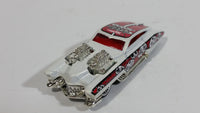 2002 Hot Wheels Grave Rave Evil Twin White Die Cast Toy Car Vehicle