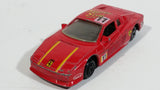 Vintage Yatming Road Tough Ferrari Testarossa Super Star 11 Red Die Cast Toy Car Vehicle