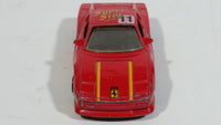 Vintage Yatming Road Tough Ferrari Testarossa Super Star 11 Red Die Cast Toy Car Vehicle