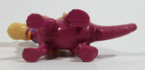 1990s U.C.S. and Amblin Dakin Hanna Barbera The Flintstones Pebbles and Bamm-Bamm Riding Dino PVC Toy Figure Cartoon TV Show Collectible - Treasure Valley Antiques & Collectibles