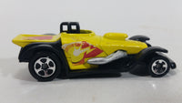 2002 Hot Wheels Geothermal Blast Ramp and Gate Super Comp Dragster Yellow Die Cast Race Car Toy Vehicle - McDonald's Happy Meal 4/6