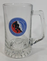 Hockey Hall of Fame HHOF 6 3/4" Tall Glass Beer Mug Souvenir Sports Collectible