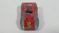 Vintage 1970 Hot Wheels Grand Prix Enamel Red Lines Ferrari 312P Enamel Red Die Cast Toy Race Car Vehicle Hong Kong