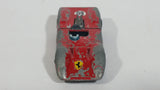 Vintage 1970 Hot Wheels Grand Prix Enamel Red Lines Ferrari 312P Enamel Red Die Cast Toy Race Car Vehicle Hong Kong