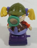 1998 Rugrats Movie Cartoon Character Shirley Lock Angelica Rolling Toy Figure Burger King Kid's Meal