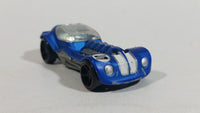 2010 Hot Wheels Track Stars Dieselboy Satin Blue Die Cast Toy Race Car Vehicle