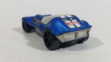 2010 Hot Wheels Track Stars Dieselboy Satin Blue Die Cast Toy Race Car Vehicle