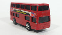 Vintage Corgi Juniors Daimler Fleetline 'See More London' Red Double Decker Bus Die Cast Toy Car Vehicle