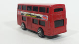 Vintage Corgi Juniors Daimler Fleetline 'See More London' Red Double Decker Bus Die Cast Toy Car Vehicle