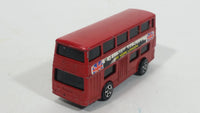 Vintage Corgi Juniors Daimler Fleetline 'See More London' Red Double Decker Bus Die Cast Toy Car Vehicle