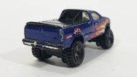 2008 Hot Wheels Team: Ford Racing 1997 Ford F-150 Lifted 4x4 Dark Blue Die Cast Toy Car Vehicle