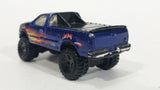 2008 Hot Wheels Team: Ford Racing 1997 Ford F-150 Lifted 4x4 Dark Blue Die Cast Toy Car Vehicle