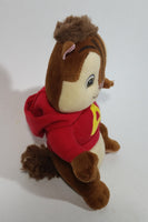 Alvin and The Chipmunks "Alvin" 8 1/2" Red Hooded Cartoon Character Stuffed Animal Plush