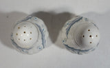 Paragon 'Bridal Leaf' Pattern Blue and White Fine Bone China Salt and Pepper Shakers Set