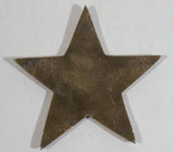 Solid Brass Metal 4" x 4" Star Shaped Decoration