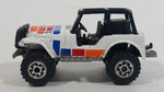 1987-1994 Matchbox Jeep 4x4 White Die Cast Toy Car Vehicle