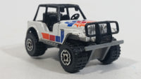 1987-1994 Matchbox Jeep 4x4 White Die Cast Toy Car Vehicle