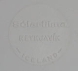 Solar-Filma Reykjavik Godafoss Water Falls Iceland Plastic Tray Souvenir Travel Collectible 5 1/8" x 3 3/4"