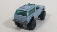 1995 Hot Wheels Blazer 4x4 Light Blue Grey Die Cast Toy Car Vehicle with Opening Doors