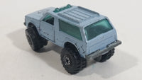 1995 Hot Wheels Blazer 4x4 Light Blue Grey Die Cast Toy Car Vehicle with Opening Doors