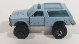 1995 Hot Wheels Blazer 4x4 Light Blue Grey Die Cast Toy Car Vehicle with Opening Doors