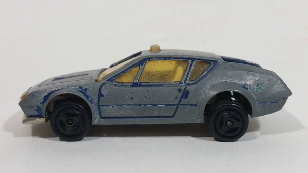 Vintage Majorette No. 264 Alpine A 310 Police Blue Die Cast Toy Car Vehicle