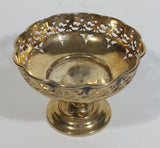 Small 3" Tall Silver Plated Copper Style Metal Candy Dish