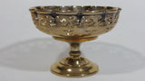 Small 3" Tall Silver Plated Copper Style Metal Candy Dish