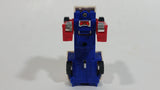 Vintage 1985 Tomy Japan Gobot Commandrons Motron Red Blue White Transformer Car Toy Vehicle - McDonald's Happy Meals