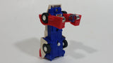 Vintage 1985 Tomy Japan Gobot Commandrons Motron Red Blue White Transformer Car Toy Vehicle - McDonald's Happy Meals