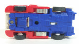 Vintage 1985 Tomy Japan Gobot Commandrons Motron Red Blue White Transformer Car Toy Vehicle - McDonald's Happy Meals
