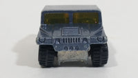 2007 Hot Wheels Temblor Getaway Humvee General Corp Metalflake Blue Grey Die Cast Toy Car Vehicle